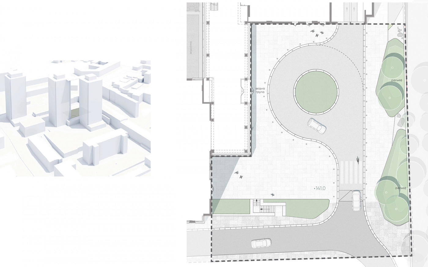 / Tetris Hall – Podium Landscape / Tetris Hall – Podium Landscape