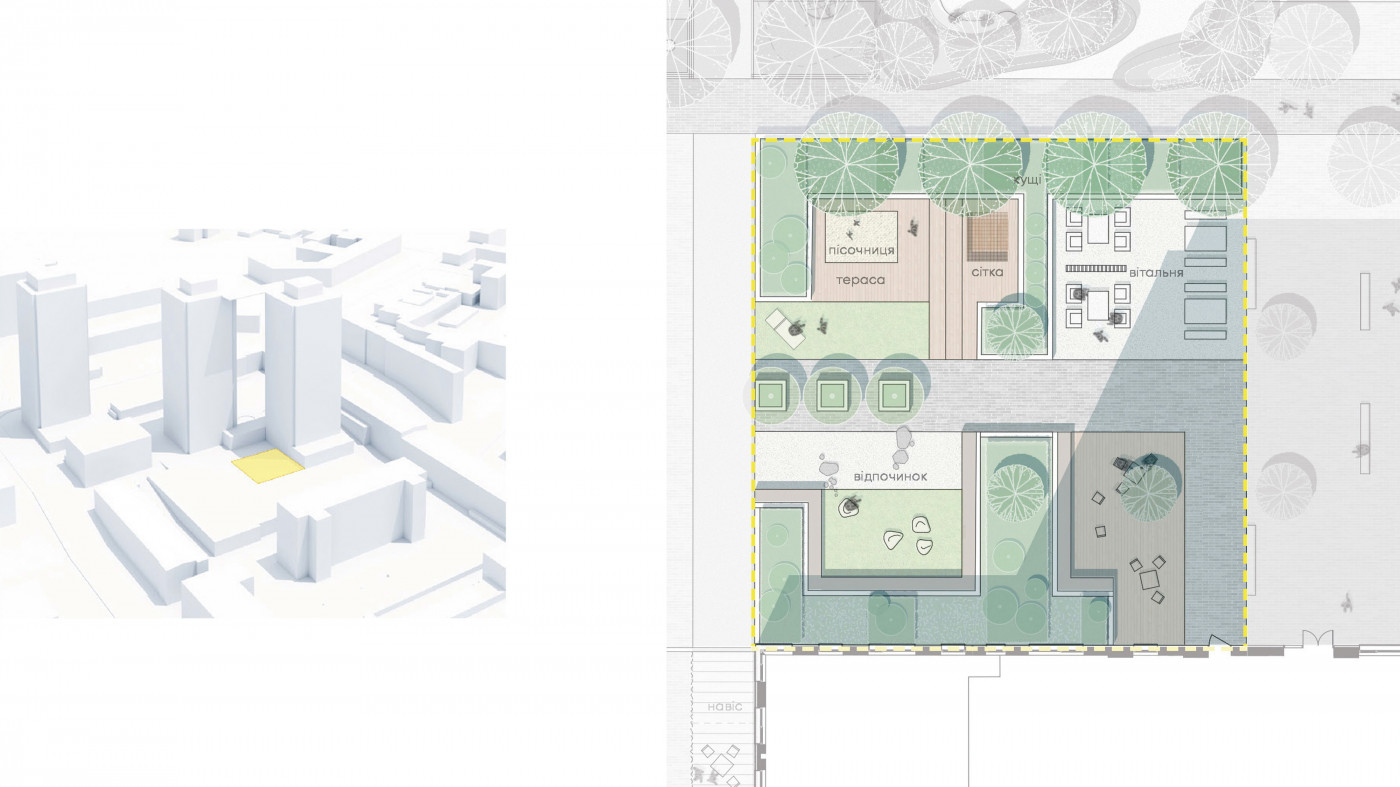 / Tetris Hall – Podium Landscape / Tetris Hall – Podium Landscape