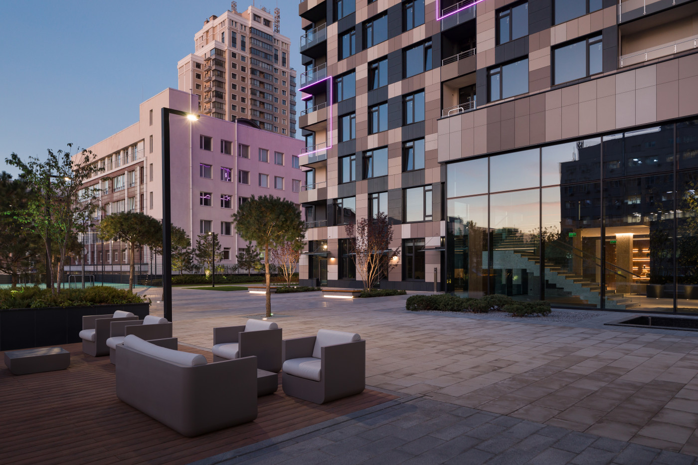 / Tetris Hall – Podium Landscape / Tetris Hall – Podium Landscape