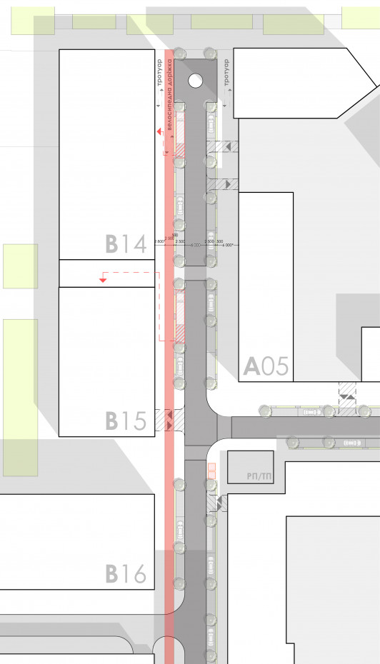 Початковий вигляд центральної вулиці Початковий вигляд центральної вулиці / Вулиці та площа Ринок UNIT.Home