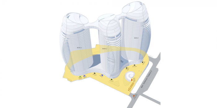 Двір на відмітці +0.000 / Територія ЖК 'Taryan Towers'