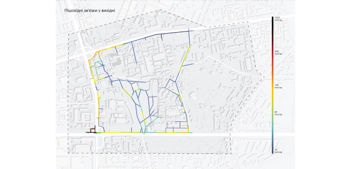 Пішохідні зв’язки у вихідні / Концепція розвитку вулиці Молдовської