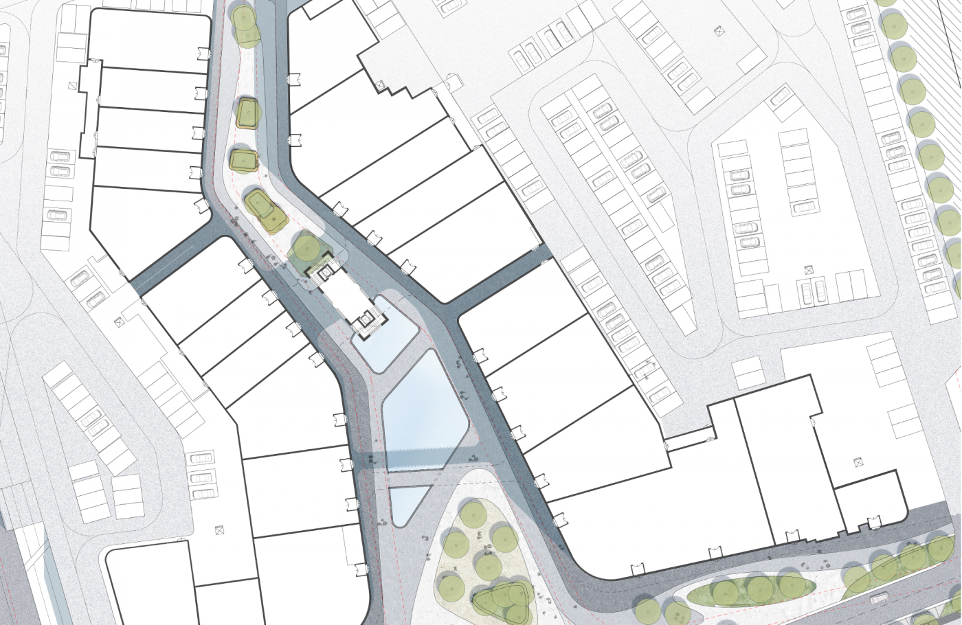 Фрагмент генерального плану Фрагмент генерального плану / Територія ЖК 'Poetica-2'