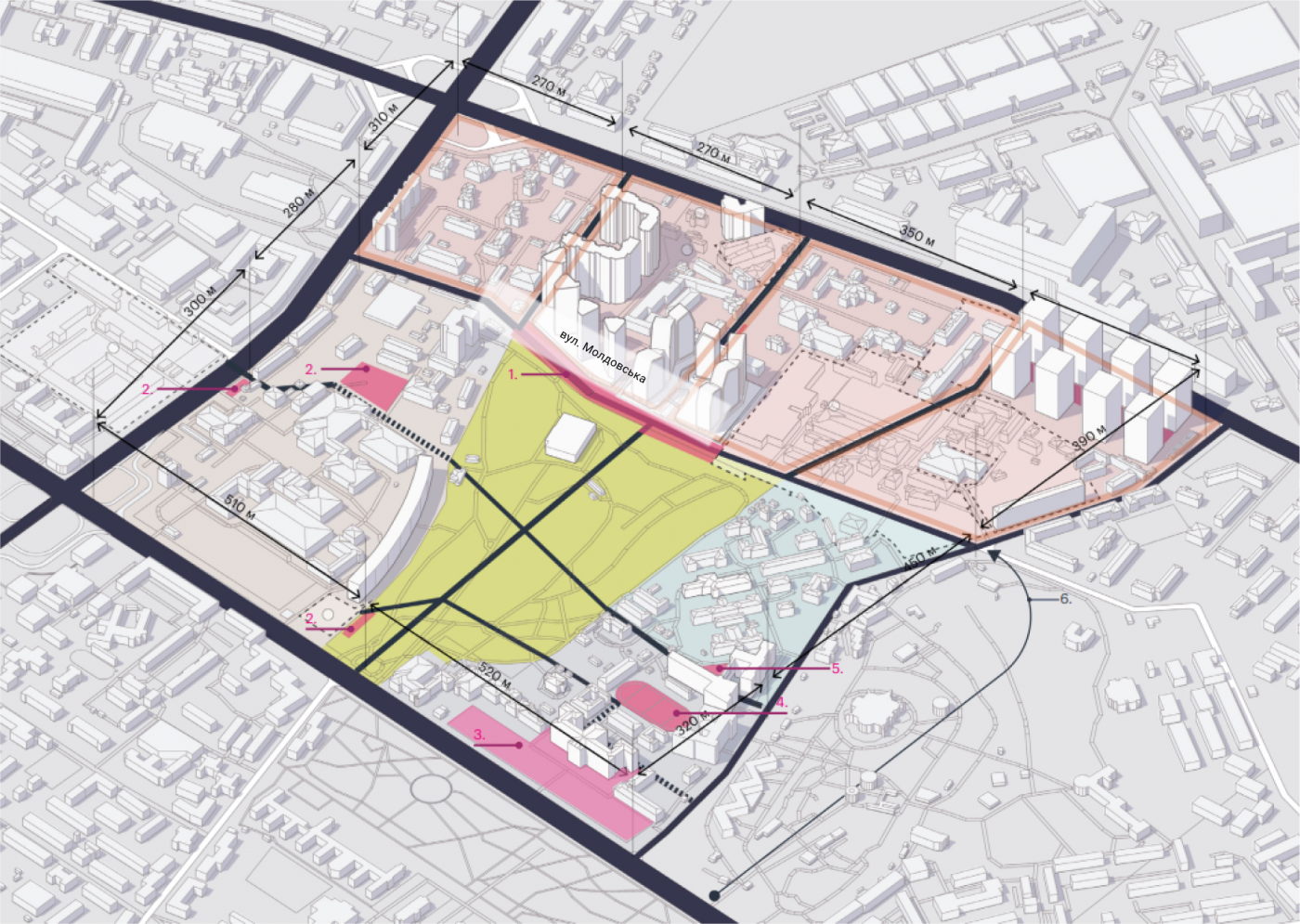 / Концепція розвитку вулиці Молдовської / Концепція розвитку вулиці Молдовської