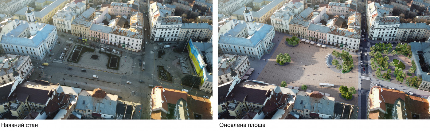 / Центральна площа Чернівців / Центральна площа Чернівців