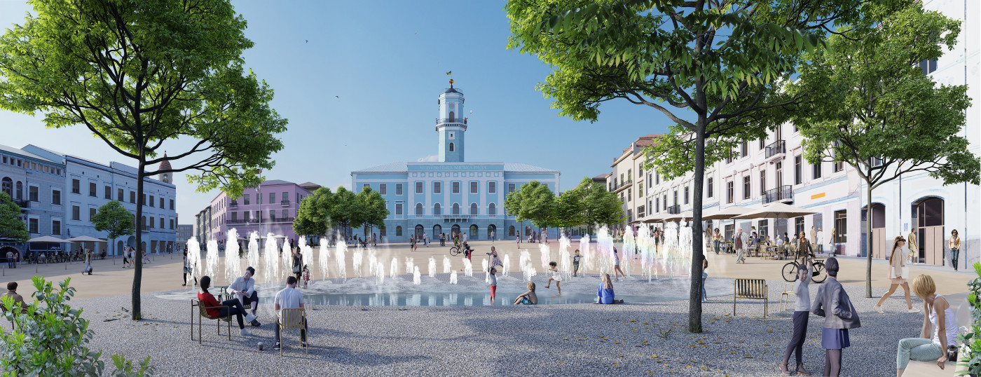 / Chernivtsi Central Square / Chernivtsi Central Square