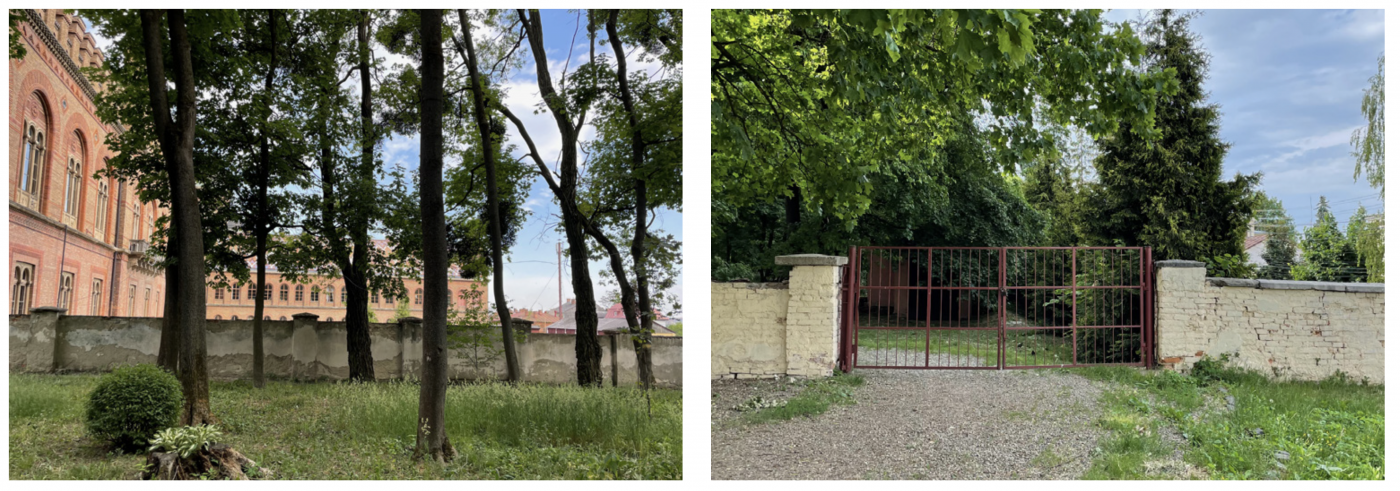 Розмежування парканами Розмежування парканами / Резиденція митрополитів Буковини та Далмації