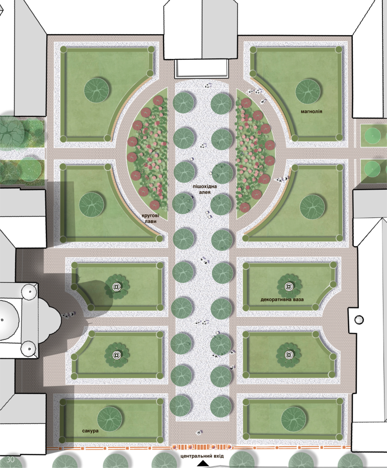 Master Plan Fragment Master Plan Fragment / Metropolitans’ Residence of Bukovyna and Dalmatia
