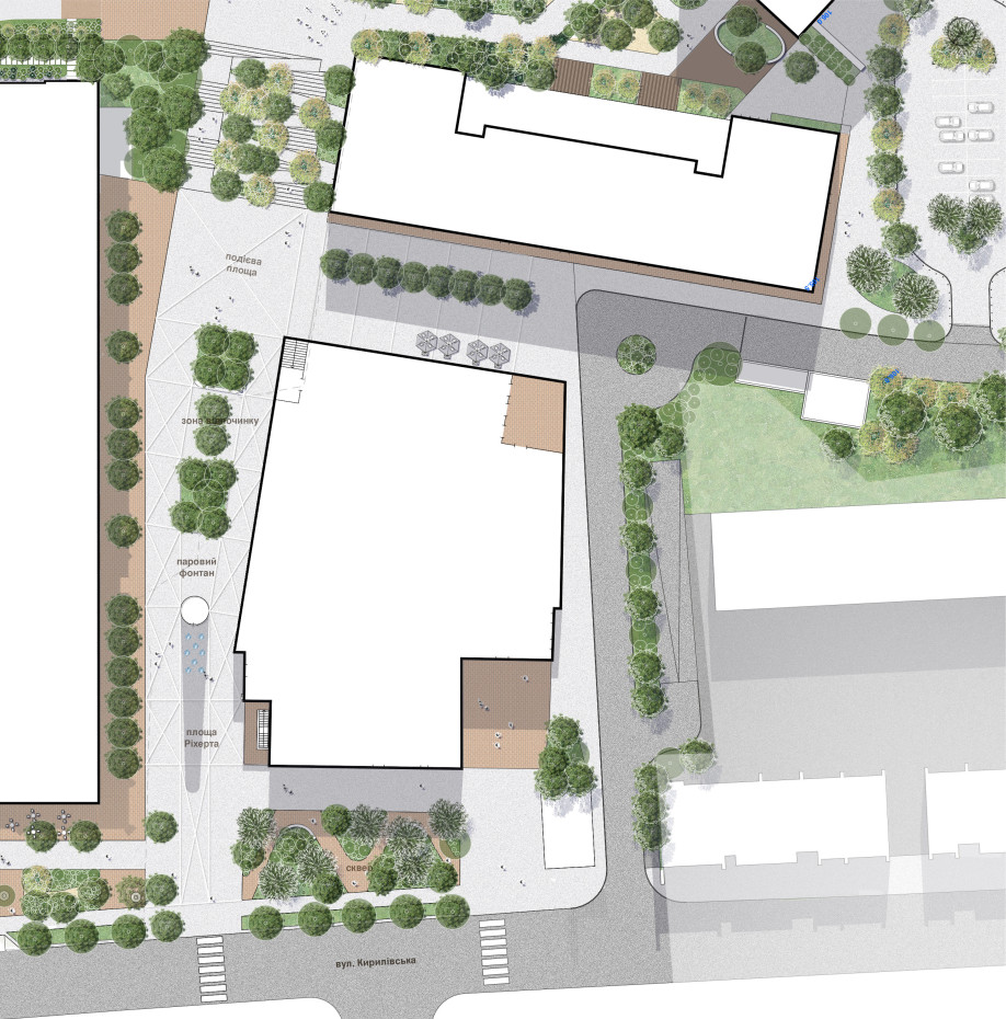 Fragment of the Master Plan / Richert & Park – Residential Landscape