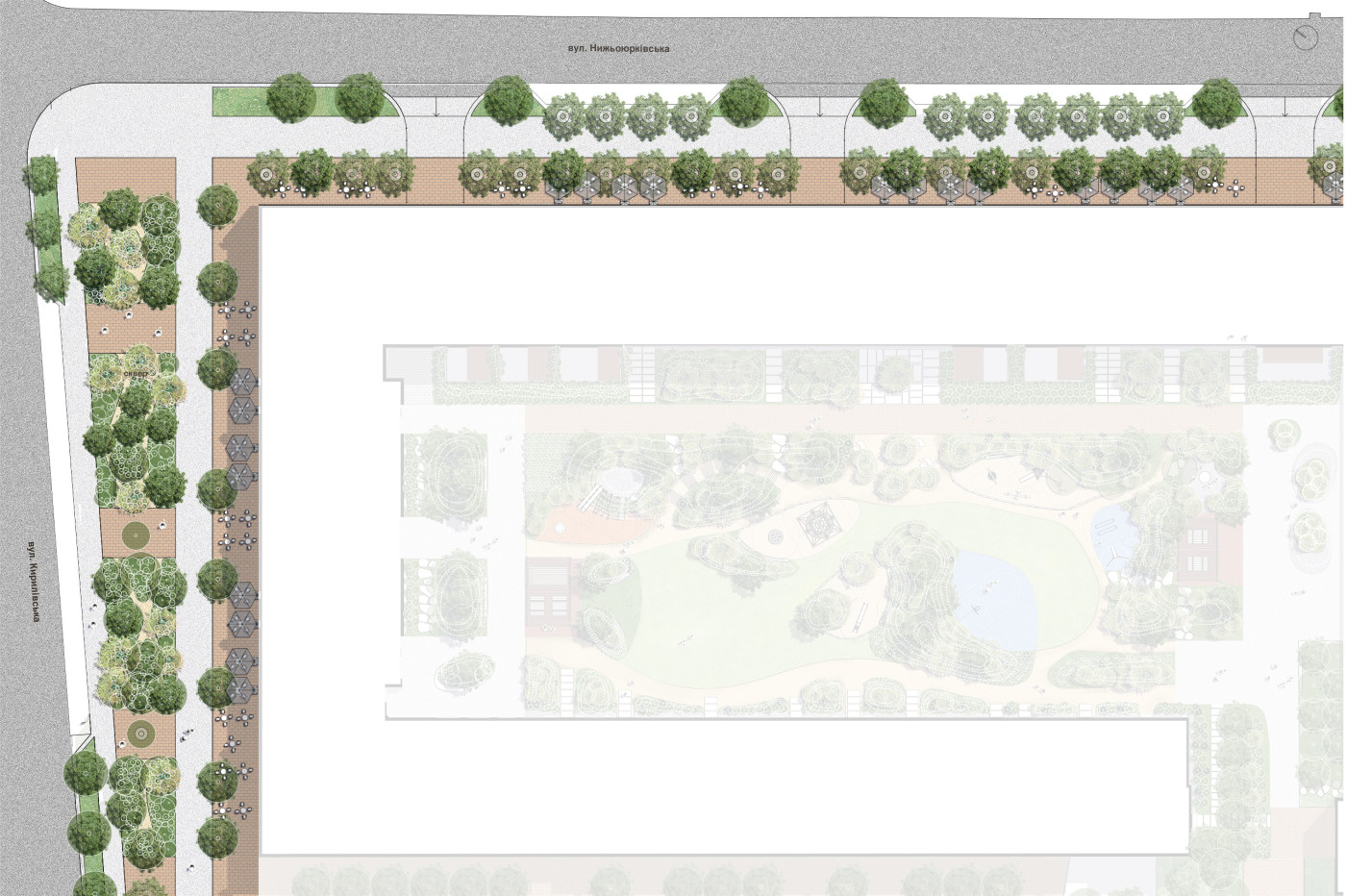 Fragment of the Master Plan / Richert & Park – Residential Landscape